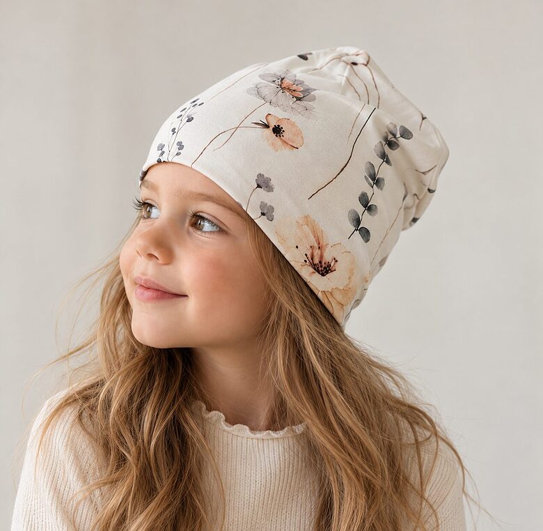 REVERSIBLE HAT - flowers